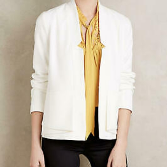 Anthropologie Jackets & Blazers - Anthropologie Cartonnier Montreal Cream Blazer XS